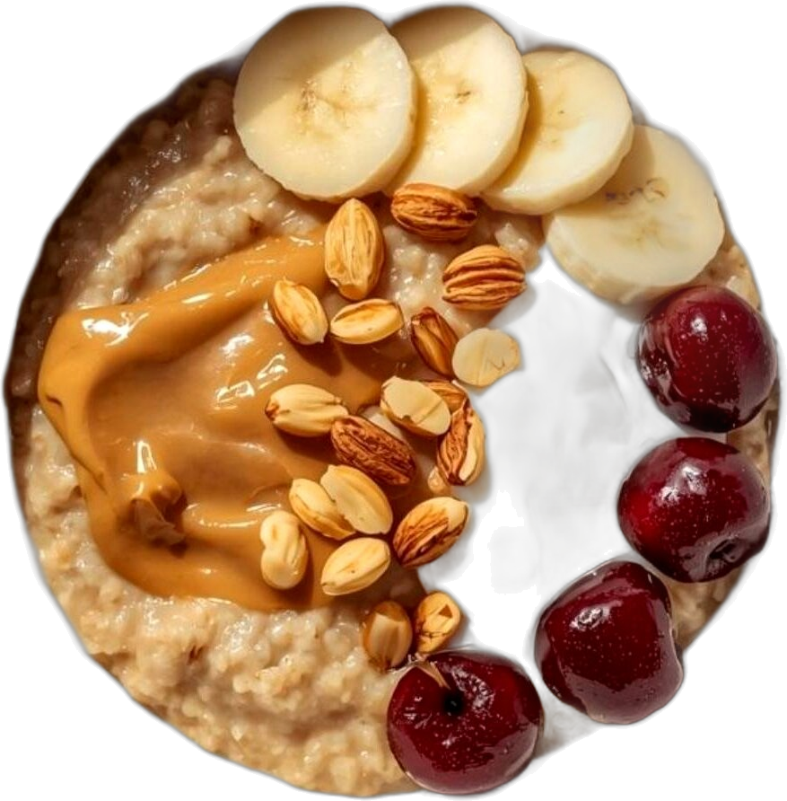 Cherry-merry oatmeal