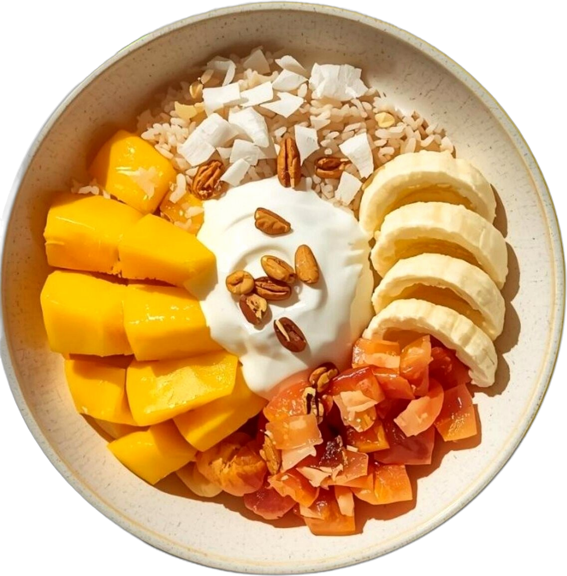 Sweet mango bowl