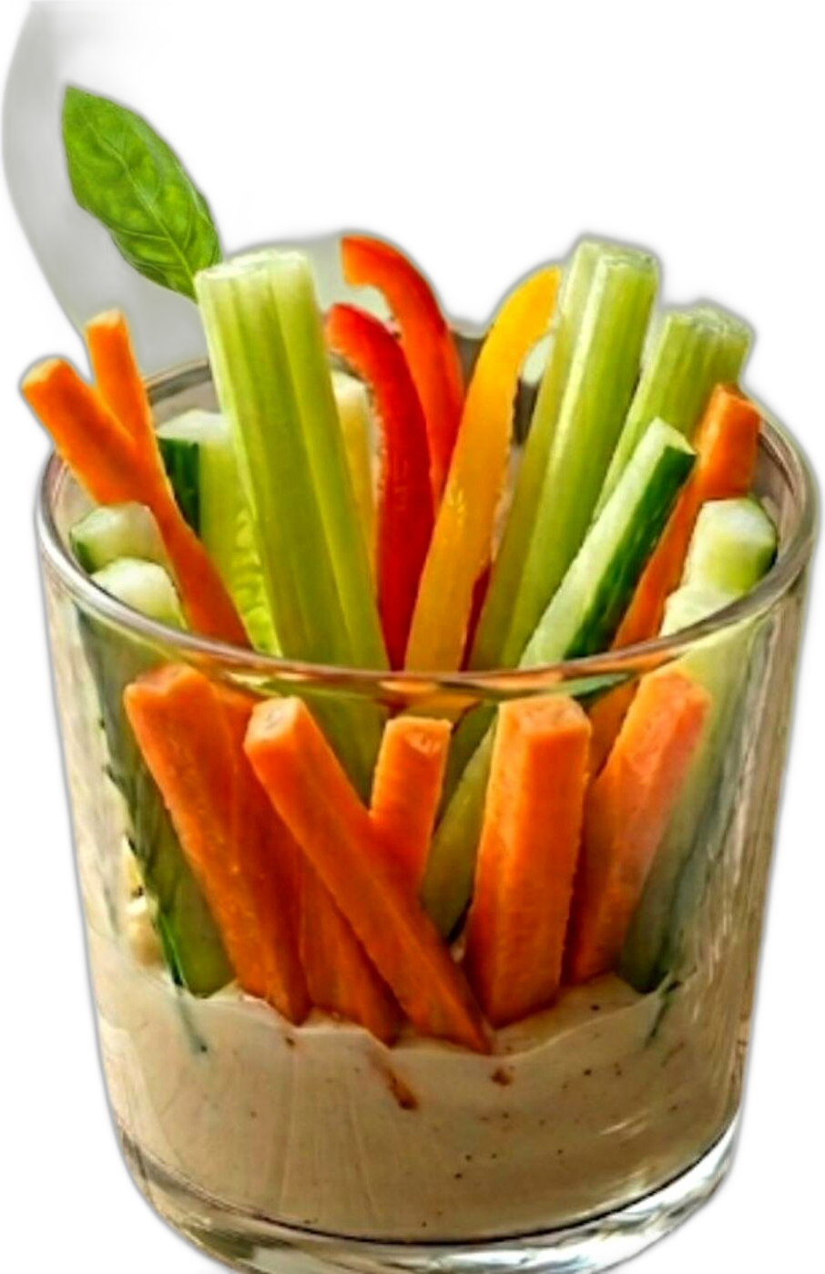 Carrot Sticks with Hummus