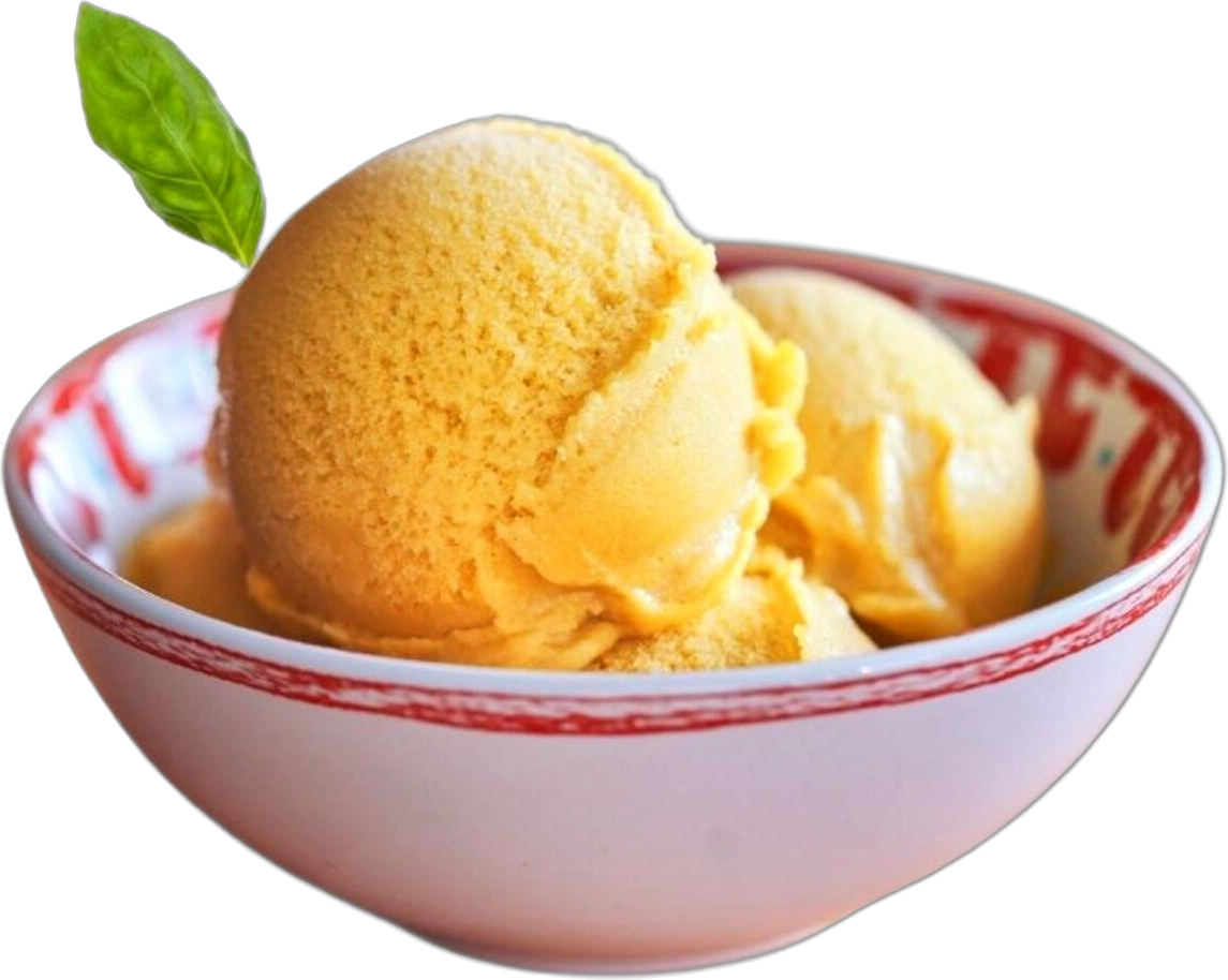 Pear Mango Cheese Ice Cream